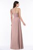 ColsBM Jennifer Blush Pink Antique One Shoulder Sleeveless Chiffon Floor Length Ruching Plus Size Bridesmaid Dresses