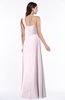 ColsBM Jennifer Blush Antique One Shoulder Sleeveless Chiffon Floor Length Ruching Plus Size Bridesmaid Dresses