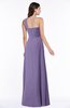 ColsBM Jennifer Chalk Violet Antique One Shoulder Sleeveless Chiffon Floor Length Ruching Plus Size Bridesmaid Dresses