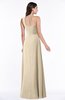 ColsBM Jennifer Champagne Antique One Shoulder Sleeveless Chiffon Floor Length Ruching Plus Size Bridesmaid Dresses