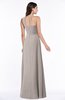 ColsBM Jennifer Fawn Antique One Shoulder Sleeveless Chiffon Floor Length Ruching Plus Size Bridesmaid Dresses