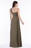 ColsBM Jennifer Otter Antique One Shoulder Sleeveless Chiffon Floor Length Ruching Plus Size Bridesmaid Dresses