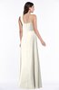ColsBM Jennifer Whisper White Antique One Shoulder Sleeveless Chiffon Floor Length Ruching Plus Size Bridesmaid Dresses