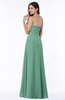 ColsBM Rebecca Beryl Green Simple A-line Sleeveless Zip up Floor Length Plus Size Bridesmaid Dresses