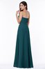 ColsBM Rebecca Blue Green Simple A-line Sleeveless Zip up Floor Length Plus Size Bridesmaid Dresses