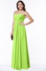 ColsBM Rebecca Bright Green Simple A-line Sleeveless Zip up Floor Length Plus Size Bridesmaid Dresses