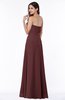 ColsBM Rebecca Burgundy Simple A-line Sleeveless Zip up Floor Length Plus Size Bridesmaid Dresses