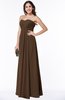 ColsBM Rebecca Chocolate Brown Simple A-line Sleeveless Zip up Floor Length Plus Size Bridesmaid Dresses