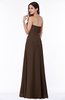 ColsBM Rebecca Copper Simple A-line Sleeveless Zip up Floor Length Plus Size Bridesmaid Dresses