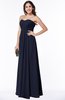 ColsBM Rebecca Dark Sapphire Simple A-line Sleeveless Zip up Floor Length Plus Size Bridesmaid Dresses