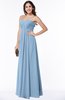 ColsBM Rebecca Dusty Blue Simple A-line Sleeveless Zip up Floor Length Plus Size Bridesmaid Dresses