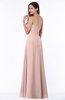 ColsBM Rebecca Dusty Rose Simple A-line Sleeveless Zip up Floor Length Plus Size Bridesmaid Dresses