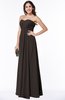 ColsBM Rebecca Fudge Brown Simple A-line Sleeveless Zip up Floor Length Plus Size Bridesmaid Dresses