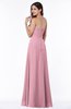 ColsBM Rebecca Light Coral Simple A-line Sleeveless Zip up Floor Length Plus Size Bridesmaid Dresses
