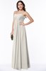 ColsBM Rebecca Off White Simple A-line Sleeveless Zip up Floor Length Plus Size Bridesmaid Dresses