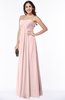 ColsBM Rebecca Pastel Pink Simple A-line Sleeveless Zip up Floor Length Plus Size Bridesmaid Dresses