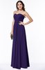 ColsBM Rebecca Royal Purple Simple A-line Sleeveless Zip up Floor Length Plus Size Bridesmaid Dresses
