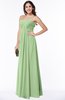 ColsBM Rebecca Sage Green Simple A-line Sleeveless Zip up Floor Length Plus Size Bridesmaid Dresses