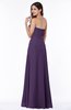 ColsBM Rebecca Violet Simple A-line Sleeveless Zip up Floor Length Plus Size Bridesmaid Dresses