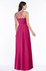 ColsBM Veronica Beetroot Purple Simple A-line Sleeveless Zipper Chiffon Sash Plus Size Bridesmaid Dresses