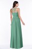 ColsBM Veronica Beryl Green Simple A-line Sleeveless Zipper Chiffon Sash Plus Size Bridesmaid Dresses