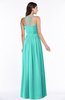 ColsBM Veronica Blue Turquoise Simple A-line Sleeveless Zipper Chiffon Sash Plus Size Bridesmaid Dresses