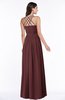 ColsBM Veronica Burgundy Simple A-line Sleeveless Zipper Chiffon Sash Plus Size Bridesmaid Dresses