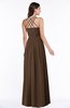 ColsBM Veronica Chocolate Brown Simple A-line Sleeveless Zipper Chiffon Sash Plus Size Bridesmaid Dresses