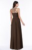 ColsBM Veronica Copper Simple A-line Sleeveless Zipper Chiffon Sash Plus Size Bridesmaid Dresses