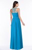ColsBM Veronica Cornflower Blue Simple A-line Sleeveless Zipper Chiffon Sash Plus Size Bridesmaid Dresses