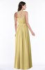 ColsBM Veronica Gold Simple A-line Sleeveless Zipper Chiffon Sash Plus Size Bridesmaid Dresses