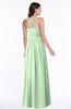 ColsBM Veronica Light Green Simple A-line Sleeveless Zipper Chiffon Sash Plus Size Bridesmaid Dresses