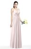 ColsBM Veronica Light Pink Simple A-line Sleeveless Zipper Chiffon Sash Plus Size Bridesmaid Dresses