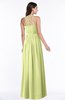 ColsBM Veronica Lime Green Simple A-line Sleeveless Zipper Chiffon Sash Plus Size Bridesmaid Dresses