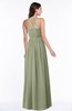 ColsBM Veronica Moss Green Simple A-line Sleeveless Zipper Chiffon Sash Plus Size Bridesmaid Dresses