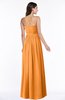 ColsBM Veronica Orange Simple A-line Sleeveless Zipper Chiffon Sash Plus Size Bridesmaid Dresses