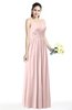 ColsBM Veronica Pastel Pink Simple A-line Sleeveless Zipper Chiffon Sash Plus Size Bridesmaid Dresses