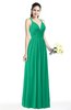 ColsBM Veronica Pepper Green Simple A-line Sleeveless Zipper Chiffon Sash Plus Size Bridesmaid Dresses