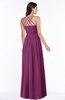 ColsBM Veronica Raspberry Simple A-line Sleeveless Zipper Chiffon Sash Plus Size Bridesmaid Dresses