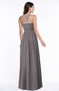 ColsBM Veronica Ridge Grey Simple A-line Sleeveless Zipper Chiffon Sash Plus Size Bridesmaid Dresses