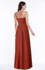 ColsBM Veronica Rust Simple A-line Sleeveless Zipper Chiffon Sash Plus Size Bridesmaid Dresses