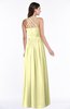 ColsBM Veronica Wax Yellow Simple A-line Sleeveless Zipper Chiffon Sash Plus Size Bridesmaid Dresses