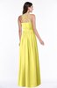 ColsBM Veronica Yellow Iris Simple A-line Sleeveless Zipper Chiffon Sash Plus Size Bridesmaid Dresses