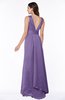 ColsBM Faye Lilac Luxury A-line V-neck Sleeveless Satin Sash Wedding Guest Dresses