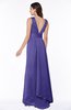ColsBM Faye Purple Luxury A-line V-neck Sleeveless Satin Sash Wedding Guest Dresses