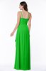 ColsBM Jasmine Classic Green Sexy Halter Sleeveless Zipper Chiffon Ruching Plus Size Bridesmaid Dresses