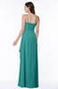 ColsBM Jasmine Emerald Green Sexy Halter Sleeveless Zipper Chiffon Ruching Plus Size Bridesmaid Dresses
