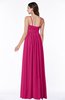 ColsBM Shanon Beetroot Purple Modern A-line Spaghetti Sleeveless Chiffon Plus Size Bridesmaid Dresses