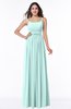 ColsBM Shanon Blue Glass Modern A-line Spaghetti Sleeveless Chiffon Plus Size Bridesmaid Dresses