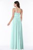 ColsBM Shanon Blue Glass Modern A-line Spaghetti Sleeveless Chiffon Plus Size Bridesmaid Dresses